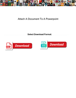 Attach a Document to a Powerpoint