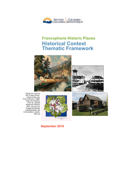 Francophone Historical Context Framework PDF