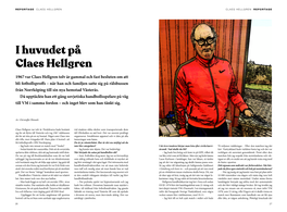Claes Hellgren Claes Hellgren Reportage