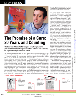 The Promise of a Cure: 20 Years and Counting
