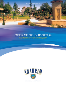 Operating Budget &