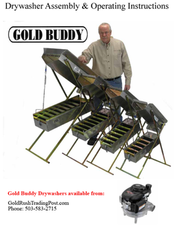 Fine Tuning Your GOLD BUDDY Drywasher. Drywashers Are an Excellent Tool to Recover Gold from Dry Material