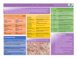 Y6 Knowledge Organiser