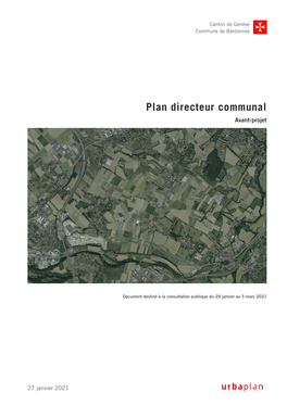 Plan Directeur Communal Avant-Projet