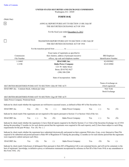 FORM 10-K (Mark One)