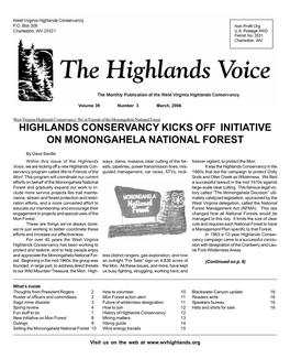 Highlands Conservancy Kicks Off Initiative on Monongahela National Forest