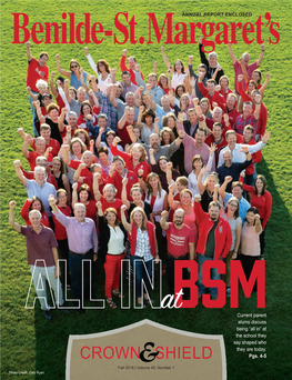 BSM at Current Parent Alums Discuss Being “All In” at the School They Say Shaped Who They Are Today
