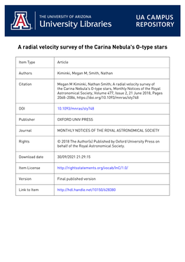 A Radial Velocity Survey of the Carina Nebula's O-Type Stars