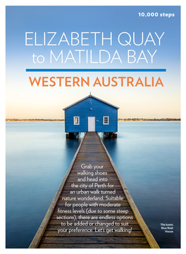 ELIZABETH QUAY to MATILDA BAY WESTERN AUSTRALIA