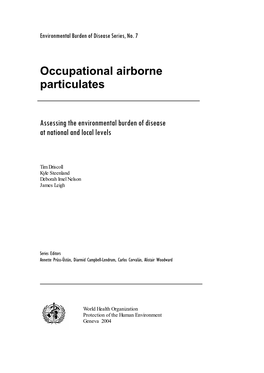 Occupational Airborne Particulates