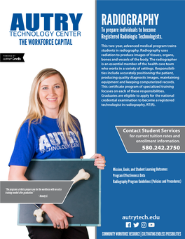 RADIOGRAPHY to Prepare Individuals to Become Registered Radiologic Technologists