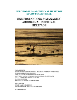 Understanding & Managing Aboriginal Cultural Heritage