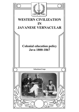 Western Civilization in Javanese Vernacular