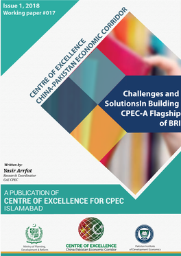 Challenges and Solutionsin Building CPEC-A Flagship Of