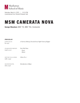 Msm Camerata Nova