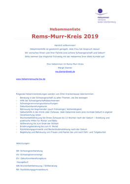 Rems-Murr-Kreis 2019