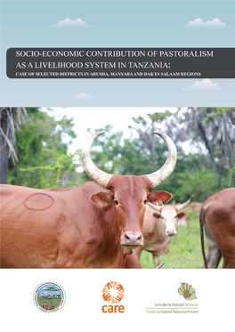 Socio-Economic Contribution of Pastoralism As A