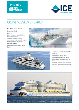 Cruise Vessels & Ferries
