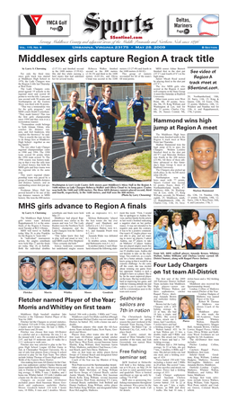 Middlesex Girls Capture Region a Track Title