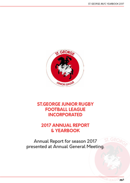 St.George Junior Rugby Football League Incorporated