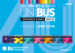 2019-20 Timetables & Maps