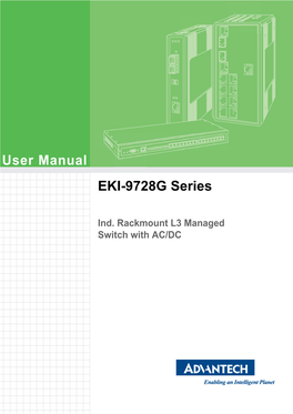 EKI-9728G Series User Manual Ii Declaration of Conformity