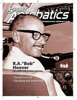 “Bob” Hoover IAC’S 2009 Hall of Fame Inductee