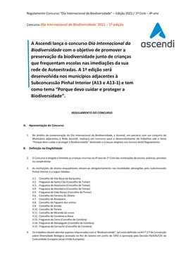 A Ascendi Lança O Concurso Dia Internacional Da Biodiversidade