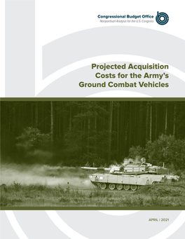 Projected Acquisition Costs for the Army's Ground Combat Vehicles