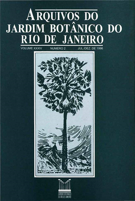 Arquivos Do Jardim Botânico Do Rio De Janeiro Volume Xxxiv Numero 2 Jul./Dez