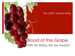 Blood of the Grape