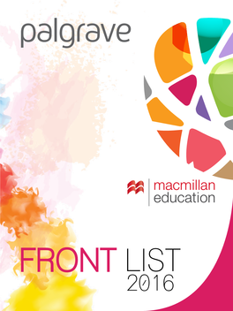 Palgrave Front List.Pdf