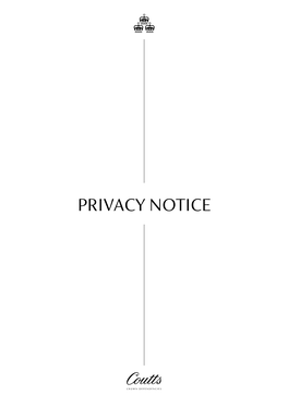 PRIVACY NOTICE Privacy Notice