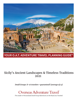 Sicily's Ancient Landscapes & Timeless Traditions 2021