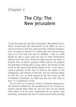 The City: the New Jerusalem