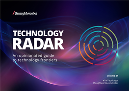 An Opinionated Guide to Technology Frontiers