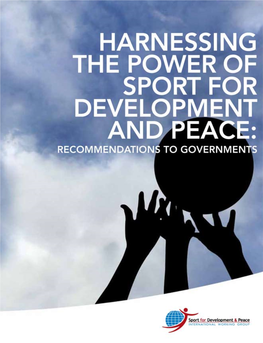 Harnessing the Power of Sport for Development and Peace: Recommendations to Governments