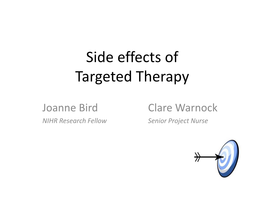 Side Effects of Targeted Therapy