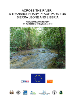 A Transboundary Peace Park for Sierra Leone and Liberia