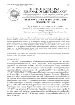 The International Journal of Meteorology