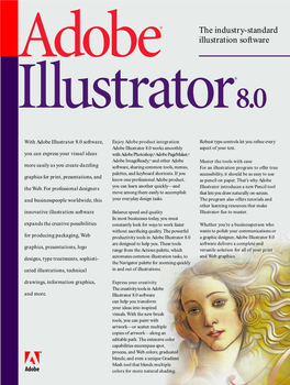 Adobe Illustrator 8.0 Product Brochure