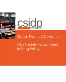 Good Practice Collection Civil Society Involvement in Drug Policy