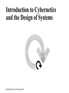 Introduction to Cybernetics and the Design of Systems