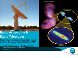Radio Astronomy & Radio Telescopes