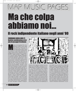 Il Rock Indipendente Italiano Negli Anni ‘80