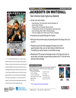 JACKBOOTS on WHITEHALL Team America Meets Inglourious Basterds