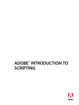 Adobe Introduction to Scripting