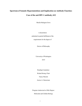 Case of the Anti HIV-1 Antibody, B12