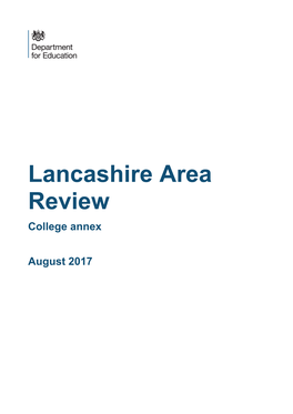 Lancashire Area Review: College Annex