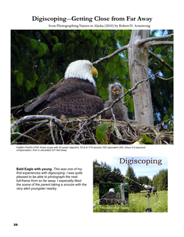 Digiscoping―Getting Close from Far Away from Photographing Nature in Alaska (2010) by Robert H